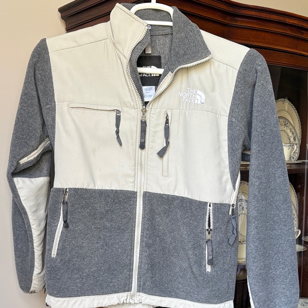 The North Face Kids Jacket - Gray and Cream